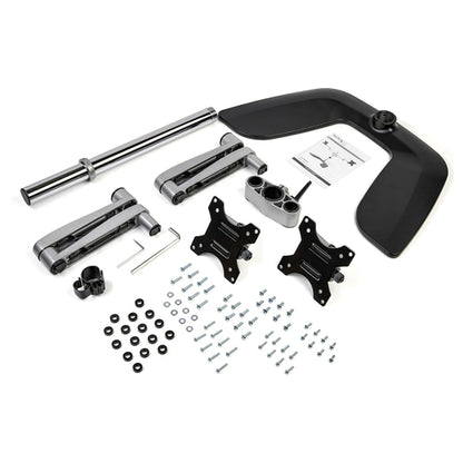 DUAL MONITOR STAND DESK MOUNT ERGONOMIC VESA MOUNT DISPLAY STAND