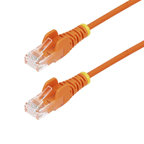 SLIM CAT6 CABLE ORANGE LSZH SLIM SNAGLESS RJ45 UTP PATCH CABLE