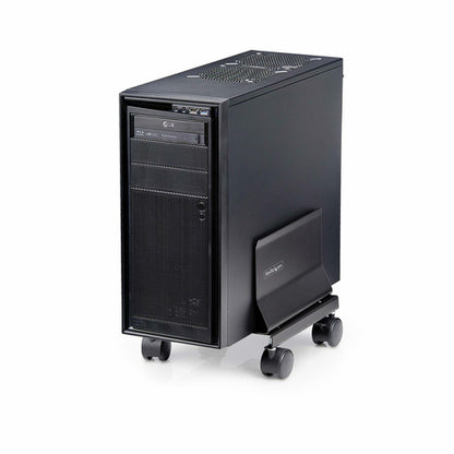COMPUTER TOWER CART ROLLING CPU CADDY ON WHEELS PC MOUNT