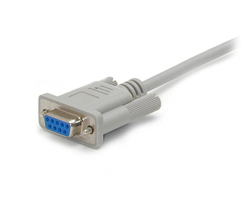 10FT CROSS WIRED SERIAL/NULL MODEM CABLE DB9F TO DB25M