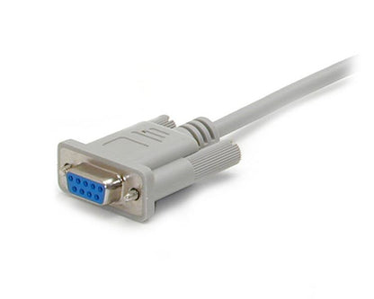 10FT CROSS WIRED SERIAL/NULL MODEM CABLE DB9F TO DB25M