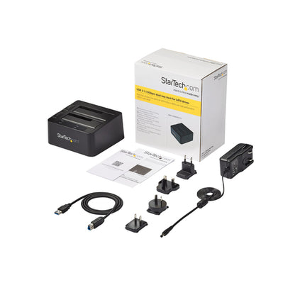 SATA HARD DRIVE DOCKING STATION 2.5 3.5 HDD SSD USB 3.1 DOCK