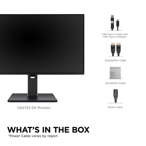 27IN IPS ERGONOMIC MONITOR WITH 2560 X 144065W USB-C