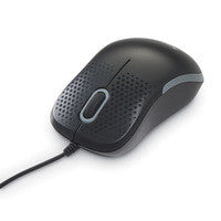 99790 USB BLACK SILENT CORDED HI RES ERGONOMIC OPTICAL MOUSE