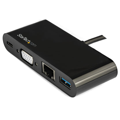 USB C MULTIPORT ADAPTER 60W PD VGA MINI DOCK W/ POWER DELIVERY