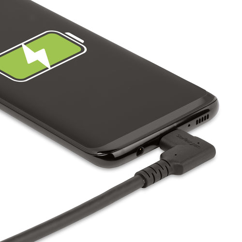 RUGGED RIGHT ANGLE USB-C CABLE USB C TO C CABLE - 90 DEGREES