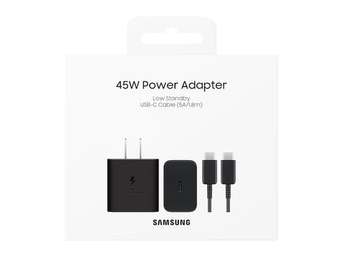 45W TA 5A USB-C CABLE BLACK (EP-T4511XBEGUS)