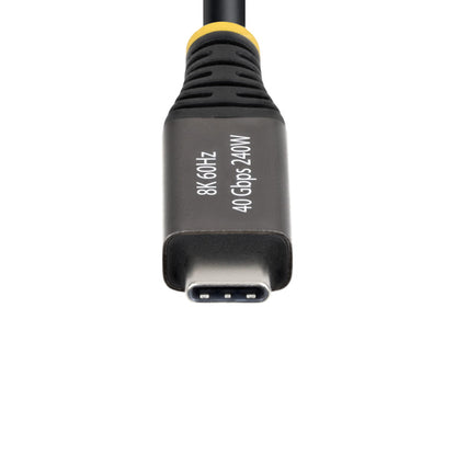6FT ACTIVE USB4 CABLE BLACK USB-C CABLE/8K60/DP2.1/240W/40GBPS