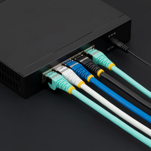 CAT6A ETHERNET CABLE - 5FT LSZH 10GBE NETWORK PATCH CABLE (NLBK-5F-CAT6A-PATCH)