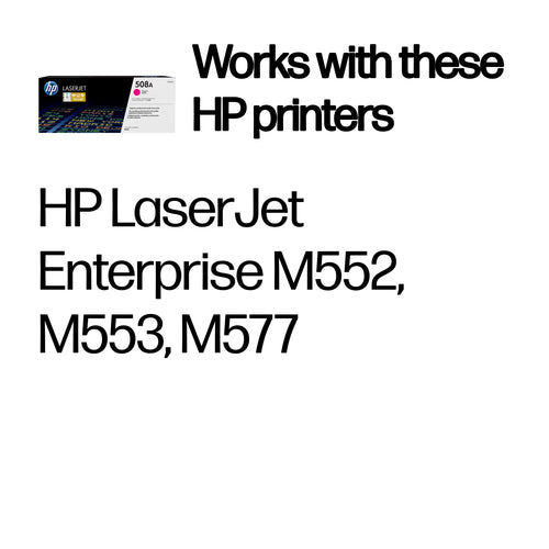 508A MAGENTA TONER CARTRIDGE FOR LASERJET