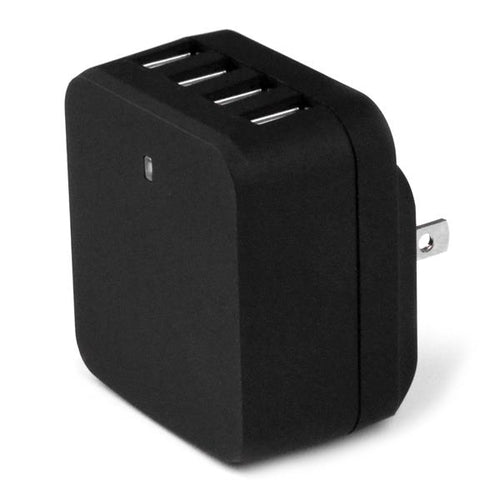 4 PORT USB TRAVEL WALL CHARGER UNIVERSAL TRAVEL USB POWER ADAPTER