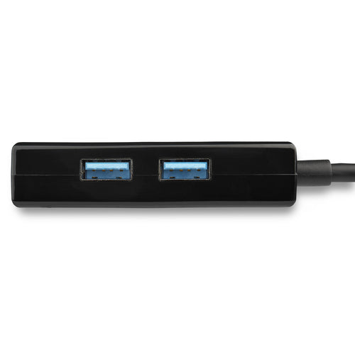 USB 3.0 HUB WITH ETHERNET GIGABIT NETWORK ADAPTER W/ USB