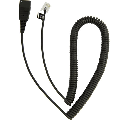 QUICK DISCONNECT TO RJ-9 COILED CORD FOR CISCO 794X/796X/797X