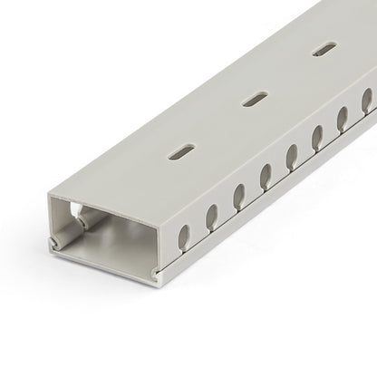 SLOTTED CABLE RACEWAY W/ COVER OPEN SLOT CABLE MANAGEMENT DUCT