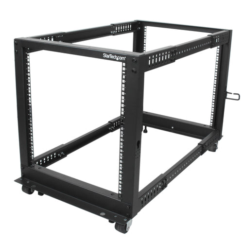 12U OPEN FRAME SERVER RACK 4 POST NETWORK AV EQUIPMENT RACK