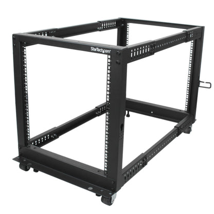 12U OPEN FRAME SERVER RACK 4 POST NETWORK AV EQUIPMENT RACK
