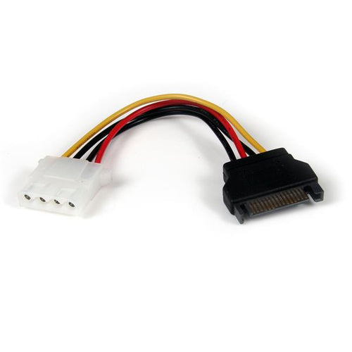 6IN 15 PIN SATA TO LP4 POWER CABLE ADAPTER SATA TO MOLEX