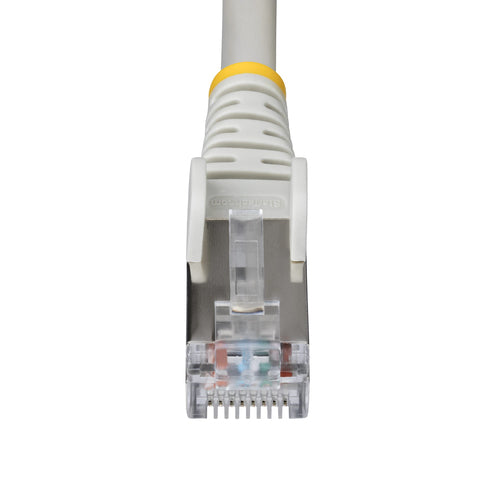 CAT6A ETHERNET CABLE - GRAY 10GBE S/FTP LSZH 100W POE