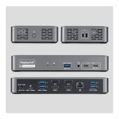 DUAL-MONITOR SMART DOCK - 96W PD HDMI OR DP GBE (194N-USBC-SMARTDOCK)