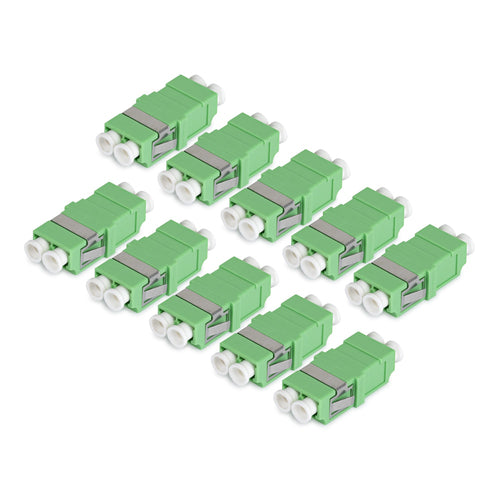 LC FIBER COUPLER 10 PACK LC/APC OS2 SINGLE MODE SC FOOTPRINT