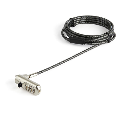 6.5FT LAPTOP CABLE LOCK STEEL 4 DIGIT COMPUTER SECURITY LOCK NANO