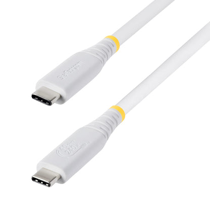 1.5FT USB4 CABLE WHITE USB-IF CERTIFIED 8K60/DP2.1/240W/40GBPS