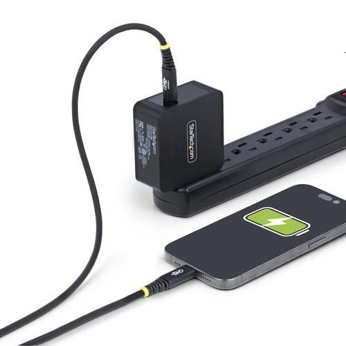 USB-C CABLE USB-IF CERTIFIED 240W PD/SILICONE JACKET/RUGGED (S2CEPR6F-USB-CABLE)