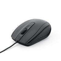 CORDED OPTICAL MOUSE BLACK