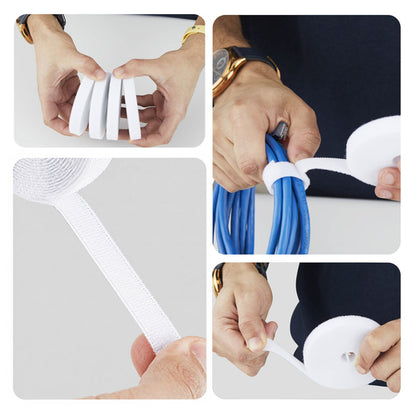 60 FT. CUT-TO-SIZE HOOK AND LOOP CABLE TIE - 0.5IN WIDE