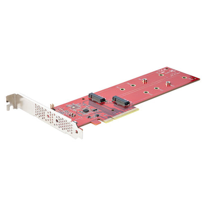 DUAL M.2 PCIE SSD ADAPTER CARD MKEY AHCI NVME M2 SSD PCIE 4.0
