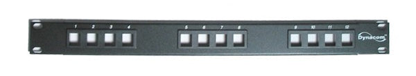BLANK PATCH PANEL 12 PORT- 1RU