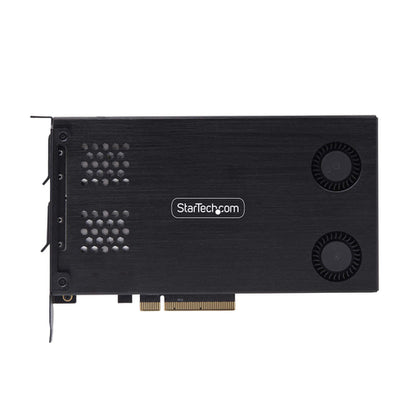 DUAL M.2 NVME SSD TO PCIE X8 REMOVABLE MOBILE RACK/BACKPLANE