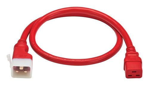 PDU POWER CORD C19 P-LOCK LITE C20 20A 250V 12AWG 3FT RED 6-PACK (P036-EN3-ARD-6)