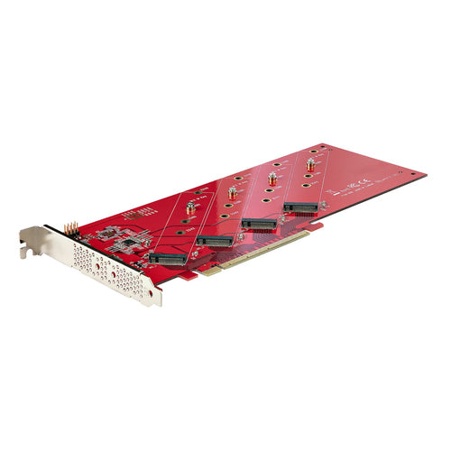 QUAD M.2 PCIE ADAPTER CARD MKEY AHCI NVME M2 SSD PCIE 4.0