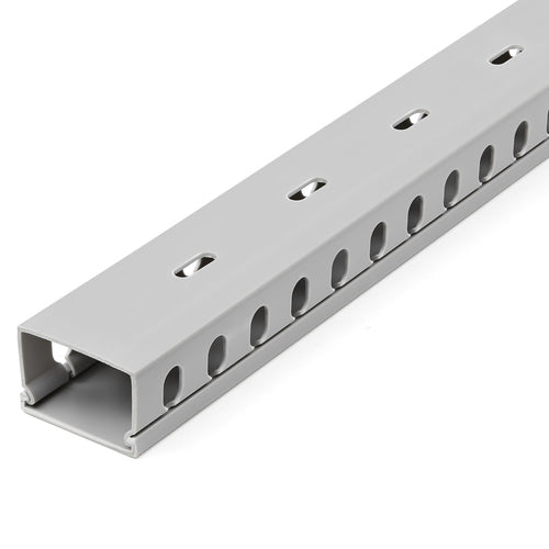SLOTTED CABLE RACEWAY W/ COVER OPEN SLOT CABLE MANAGEMENT DUCT
