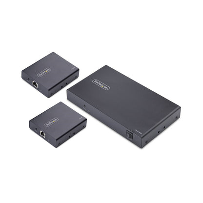 4-PORT HDMI EXTENDER/SPLITTER - 1X4 HDMI OVER ETHERNET KIT