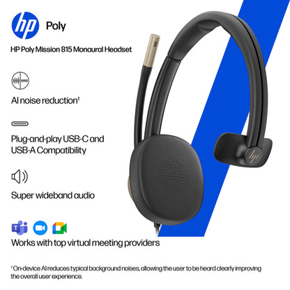 HP POLY MISSION 815 USB HS NO LOCALIZATION