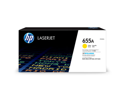 655A YELLOW ORIGINAL TONER CARTRIDGE FOR LASERJET