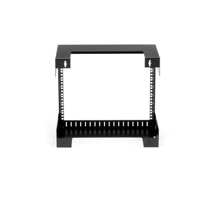 8U WALL MOUNT PATCH PANEL RACK 2 POST OPEN FRAME IT EQUIPMENT RACK