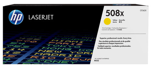 508X YELLOW TONER CARTRIDGE FOR LASERJET