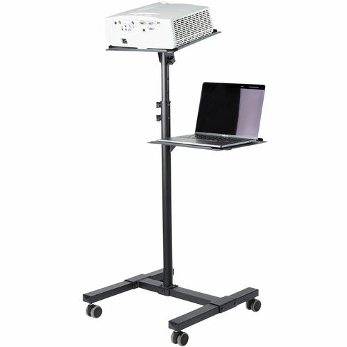 PROJECTOR AND LAPTOP STAND CART MOBILE PORTABLE PROJECTOR STAND