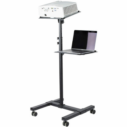 PROJECTOR AND LAPTOP STAND CART MOBILE PORTABLE PROJECTOR STAND