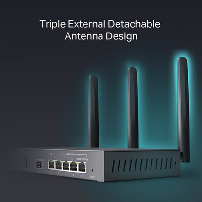 OMADA AX3000 WF6 GIG VPN ROUTER OMADA AX3000 WI-FI 6 GIG VPN ROUTER (ER706W)