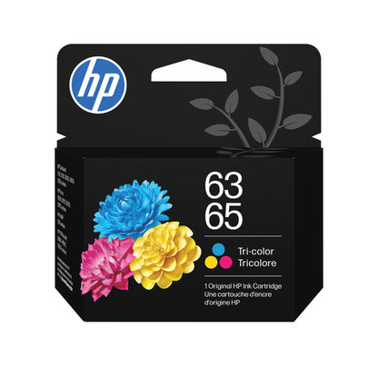 HP 63/65 TRI-COLOR ORIGINAL INK CRTG