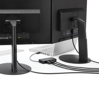 USB 3.0 MINI DOCK DUAL MONITOR DOCKING STATION