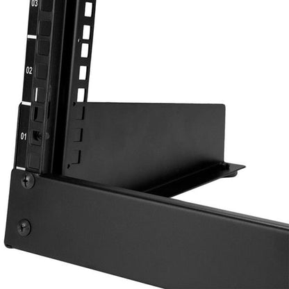 8U OPEN FRAME SERVER RACK 2 POST NETWORK AV EQUIPMENT RACK
