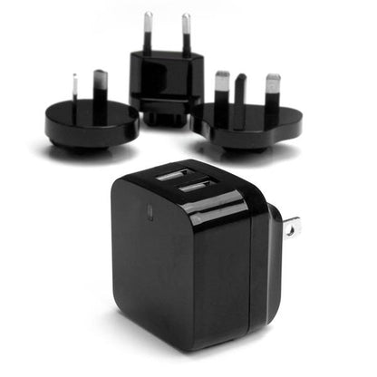 2 PORT USB TRAVEL WALL CHARGER UNIVERSAL TRAVEL DUAL USB ADAPTER