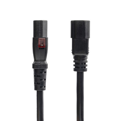 4FT POWER EXTENSION CORD IEC C14 TO LOCKING C13 10A 250V