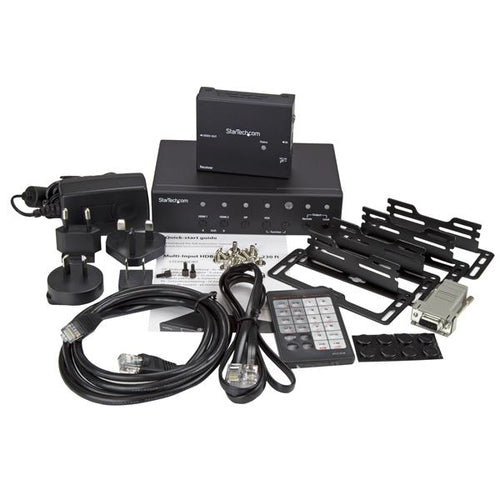 4K HDMI HDBASET EXTENDER CAT6 MULTI INPUT ETHERNET VIDEO SWITCH