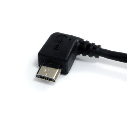 1FT LEFT ANGLE MICRO USB CABLE USB A TO MICRO B CHARGING CORD